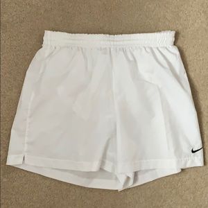 Women’s White Nike Athletic Shorts